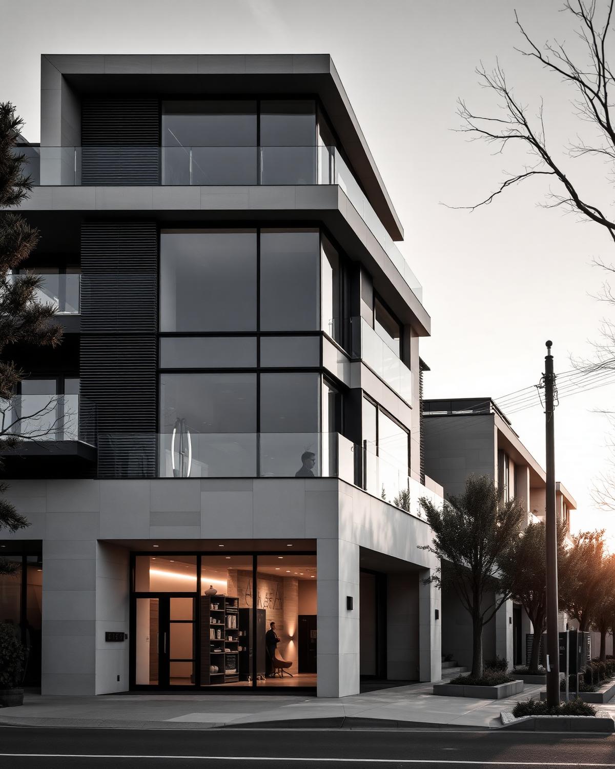 Construction site under contract administration